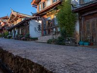 Residential Street in Lijang, Yunnan, China