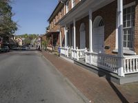 Residential Streets of Tennessee: Brownstone Buildings and Stone Walls