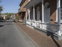 Residential Streets of Tennessee: Brownstone Buildings and Stone Walls