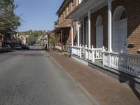 Residential Streets of Tennessee: Brownstone Buildings and Stone Walls