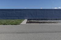 Residential Suburb in Ontario: Asphalt Road and Clear Sky