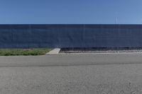 Residential Suburb in Ontario: Asphalt Road and Clear Sky