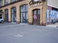 Residential Town with Brick Facade Windows 002