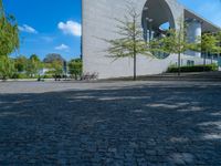 River in Berlin: Shadows Cast on the Surface