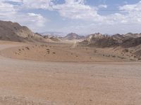 Endless Road through the African Desert Landscape