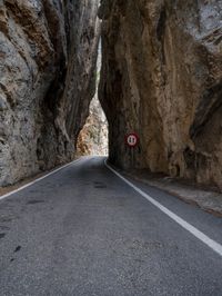 Road Along the Coastal Mountains of Spain
