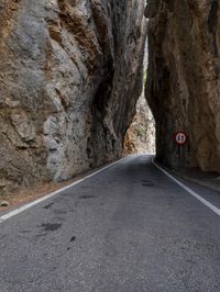 Road Along the Coastal Mountains of Spain