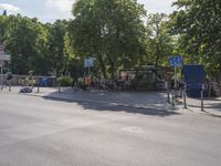 Road Asphalt in Neighborhood of Berlin