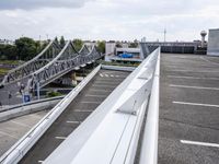 Road with Asphalt and Parking in Berlin, Germany