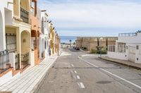 Road of Spain: Asphalt Leading to a Coastal Area