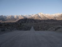 Road Through Alabama Hills: The Heart of California’s Desert Landscape