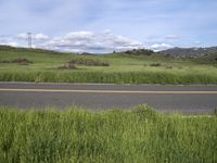 Road through California landscape