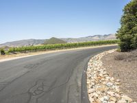 Scenic Road in California, USA