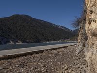 Road on Coastal Landscape in Shangri-La, Yunnan, China