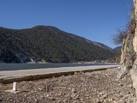 Road on Coastal Landscape in Shangri-La, Yunnan, China