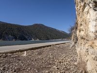 Road on Coastal Landscape in Shangri-La, Yunnan, China