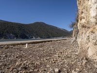 Road on Coastal Landscape in Shangri-La, Yunnan, China