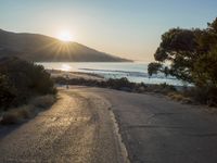 Straight Road at Dawn