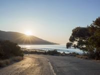 Straight Road at Dawn