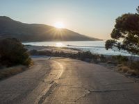 Straight Road at Dawn