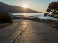 Straight Road at Dawn