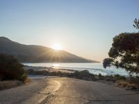 Straight Road at Dawn