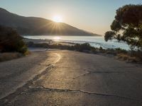 Straight Road at Dawn