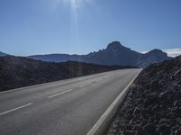 Road in the Highlands of Tenerife, Spain: A Volcanic Landscape