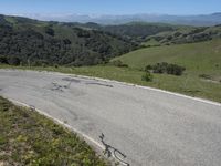 Scenic Road in California, USA