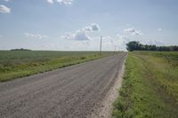 Road in the Iowa countryside
