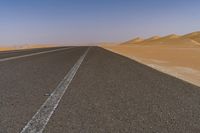 Road in Liwa Desert, United Arab Emirates