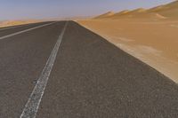 Road in Liwa Desert, United Arab Emirates