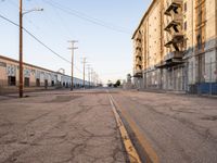 Road Through Los Angeles's Industrial Sector