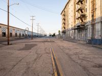 Road Through Los Angeles's Industrial Sector