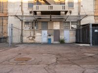 Road Leading to Los Angeles Warehouse in USA