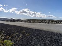 Road through Mountains in the Highlands of Iceland