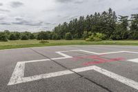 Road in Ontario, Canada with Lush Green Landscape