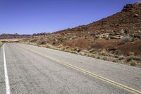 Road through Red Rocks in Hite, Lake Powell, Utah, USA