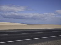 Coastal Road in Spain Landscape