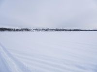 Winter Road in Sweden