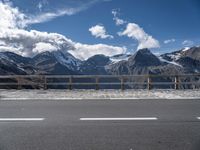 Road through the Austrian highlands