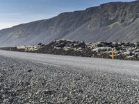 Road through Icelandic Highland landscape