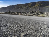 Road through Icelandic Highland landscape