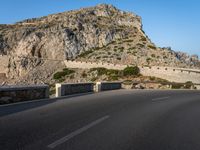 this is an image of a view of the road going by the mountain passy