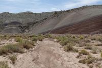 Road through Sand Street in Utah Desert