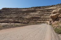 Road Through Utah: Bedrock Cliffs and Outcrops