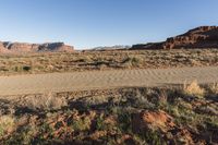 Road Through Utah Wilderness: Mountain Landforms and Vegetation