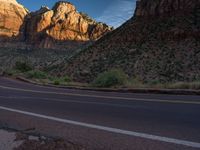 Road Through Zion National Park, Utah