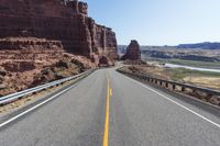 Straight Down the Road in Utah