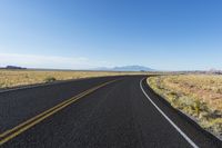 Road through the Utah desert landscape